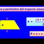 Cómo calcular el perímetro de un trapecio isósceles