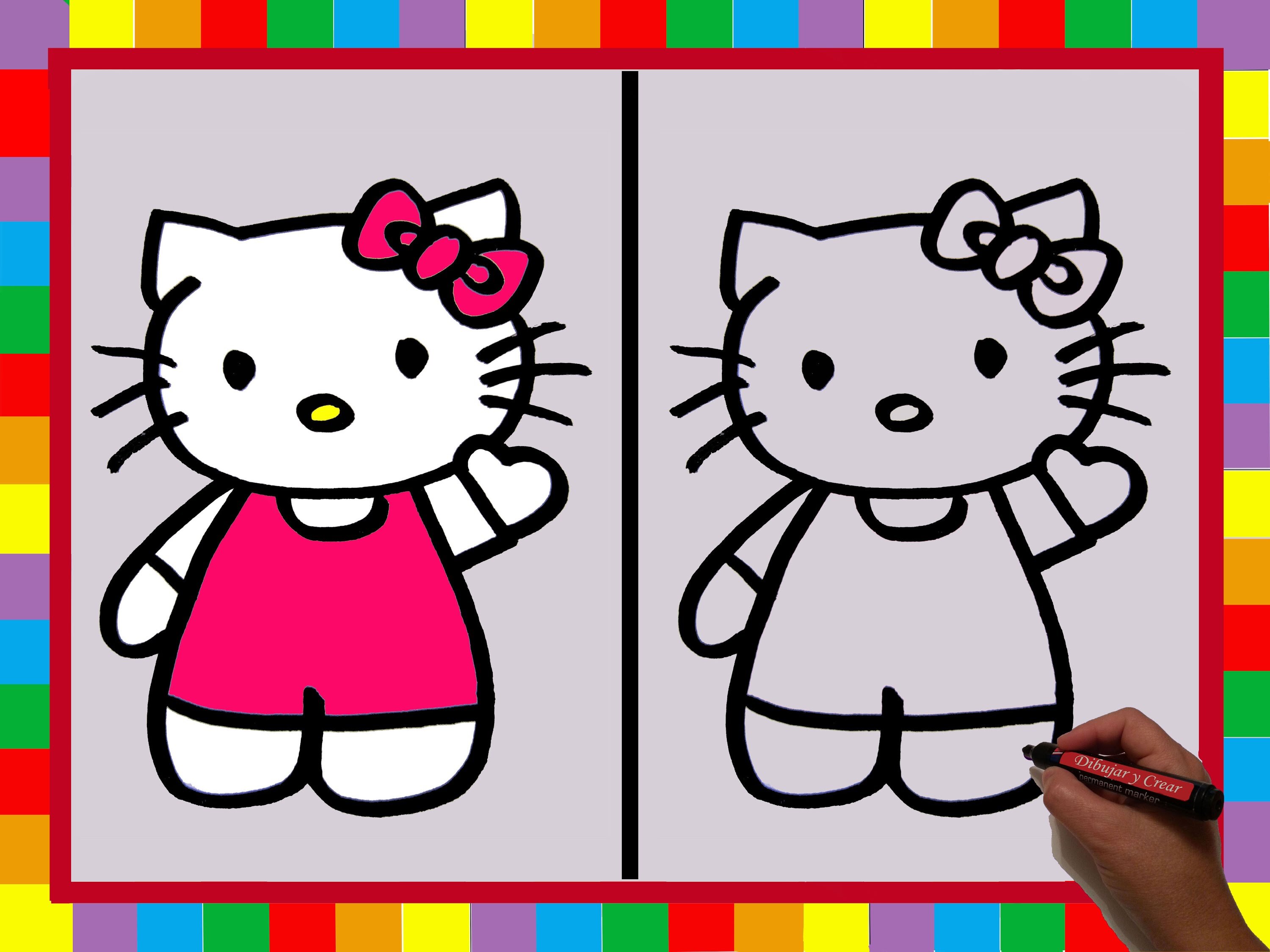 Beneficios de los dibujos de Hello Kitty para pintar