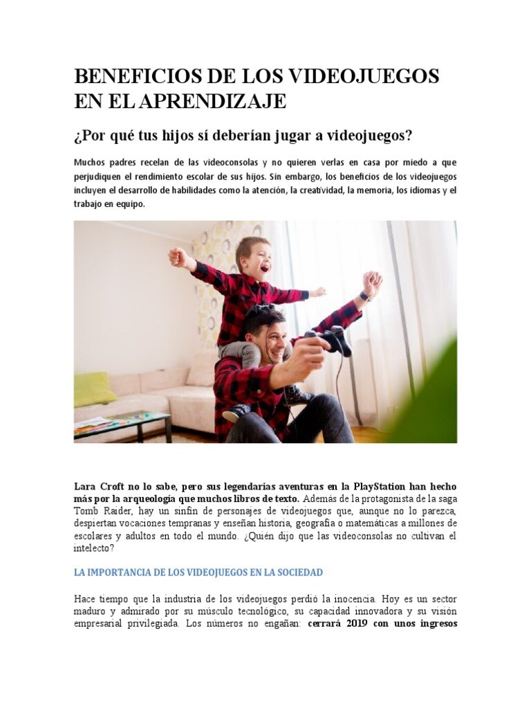 Beneficios de utilizar juegos en la enseñanza