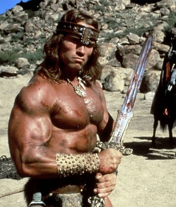 El papel de Arnold Schwarzenegger como Conan