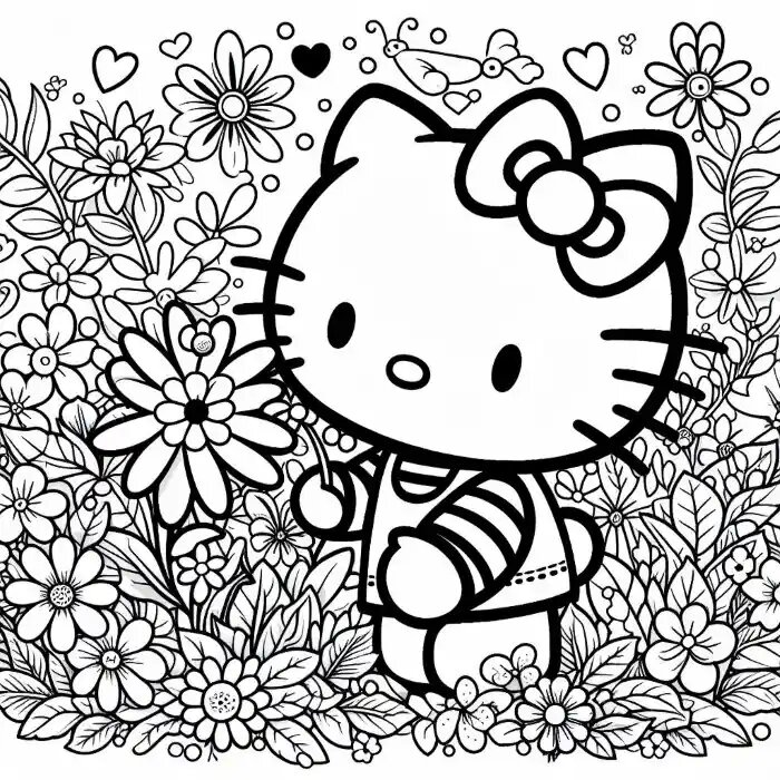 Ideas creativas para dibujos de Hello Kitty para pintar