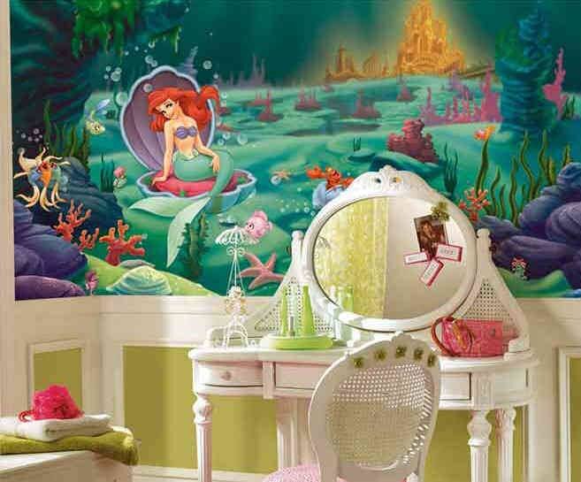 Imágenes de La Sirenita para Decorar Habitaciones Infantiles