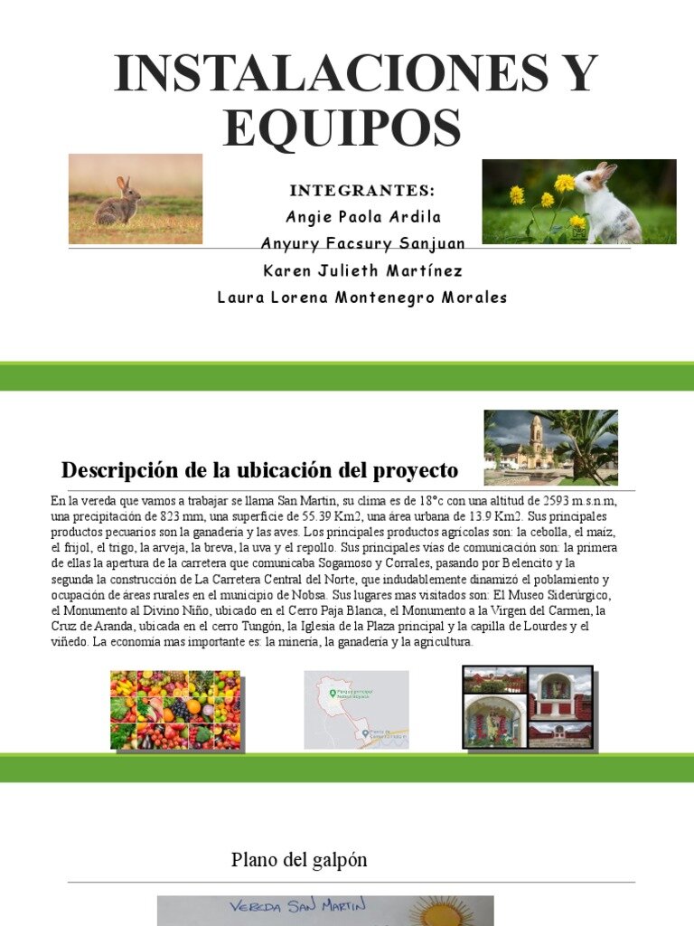 Instalaciones y Equipamiento