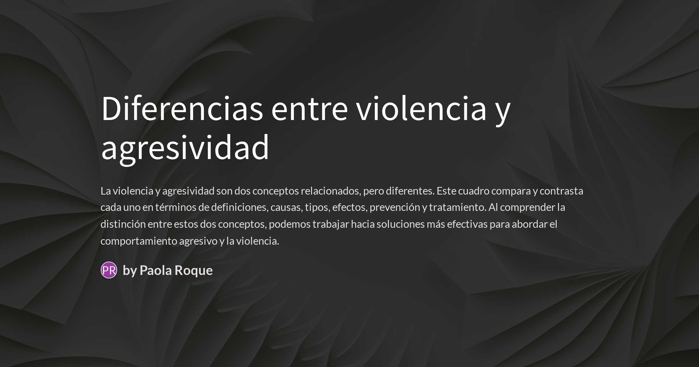 La Diferencia entre el Terror y la Violencia