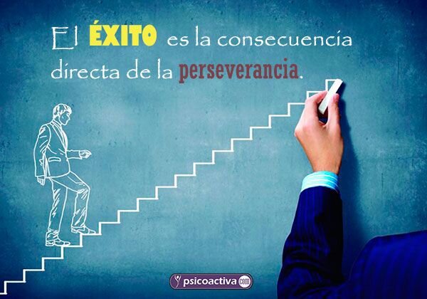 ¿Qué papel juega la perseverancia en el camino al éxito?