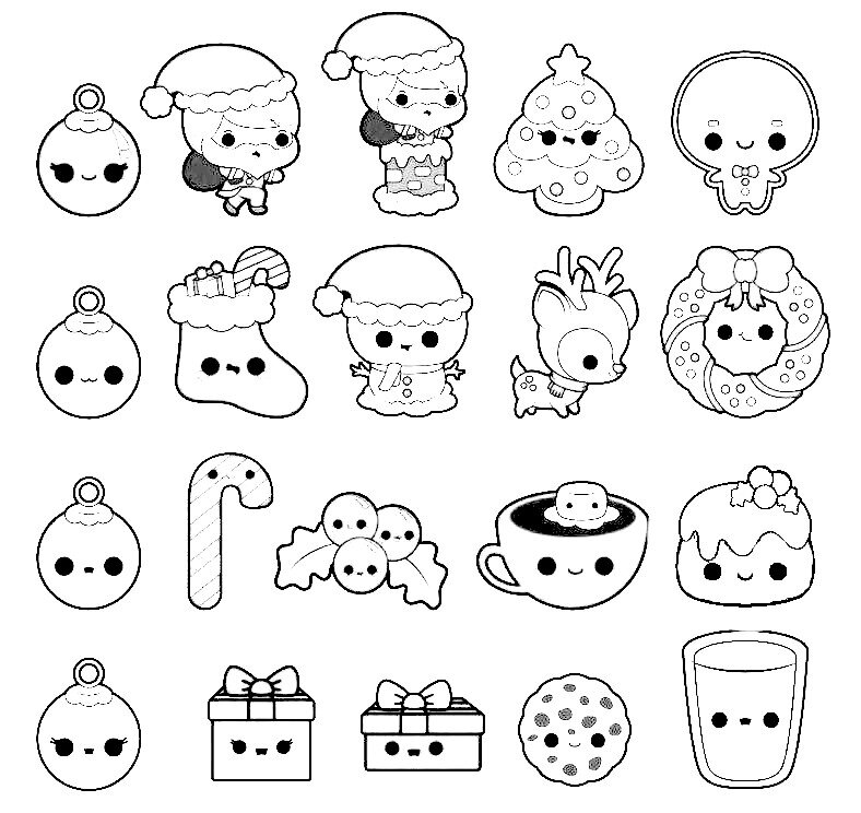 ¿Qué son los dibujos kawaii para colorear e imprimir?